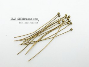 30mm珠針(青銅色)